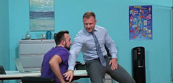 Muscle Hunk Daddy Doctor Austin Wolf Rough Fucks Hairy Employee